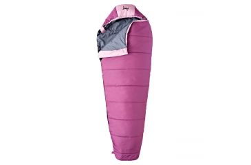 Image of Slumberjack Girls Scout Sleeping Bag, +30, Purple/Gray, 52727818SR