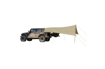 Image of Slumberjack Roadhouse Tarp, 2 Steel Poles, Khaki, 58755517