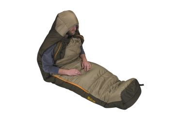 Image of Slumberjack Ronin 20 Degrees Fahrenheit Long Dual Zipper, Two-tone Brown, 51722220DZ