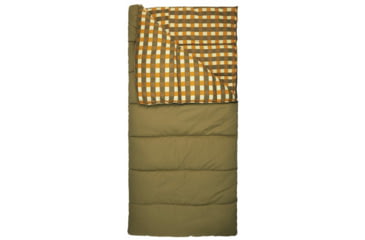 Image of Slumberjack South Fork Sleeping Bag, 15/25 Degrees, Olive, Long, 51734920OV