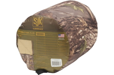 Image of Slumberjack Youth Middle Fork 25-35 Degrees Sleeping Bag, Rectangular, HD Camo, 52735320HD