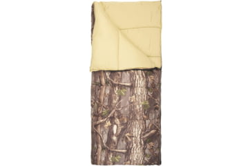 Image of Slumberjack Youth Middle Fork 25-35 Degrees Sleeping Bag, Rectangular, HD Camo, 52735320HD