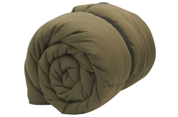 Image of Slumberjack Youth Middle Fork Sleeping Bag, 25/35 Degrees, Olive, Short, 52735320OV