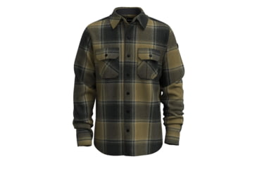 Image of Smartwool Anchor Line Shirt Jacket - Mens, Winter Moss Plaid, Small, SW000122P26S