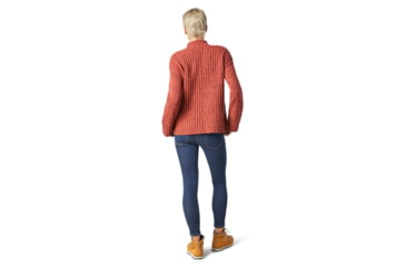 Image of Smartwool Bell Meadow Sweater - Womens, Woodsmoke/Ginger Heather Marl, Medium, SW016385F13-M