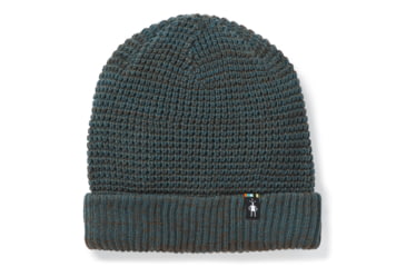 Image of Smartwool Creek Run Beanie, Prussian Blue/Military Olive Marl, One Size, SW018064E88-1FM