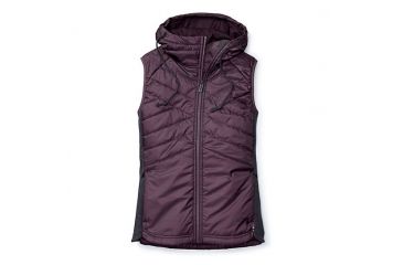 Image of Smartwool Double Propulsion 60 Hooded Vest, Bordeaux, Extra Small, SW015049590XS