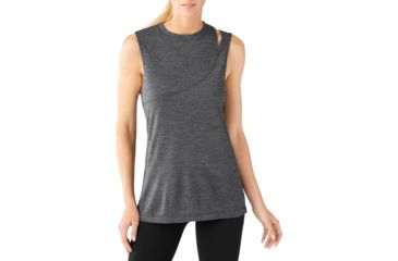 Image of Smartwool Everyday Exploration Tank Womens, Charcoal, L, SW000258003-L