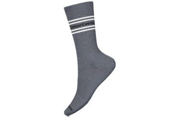 Image of Smartwool Everyday Logo Crew Socks, Medium Gray, Large, SW0018830521-L
