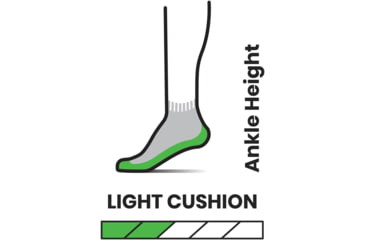 Image of Smartwool Hike Light Cushion Ankle Socks - Mens, 052 Medium Gray, Large, SW001611052L