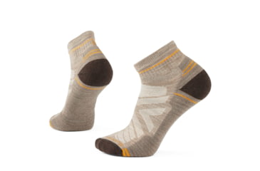 Image of Smartwool Hike Light Cushion Ankle Socks - Mens, Fossil/Chestnut, Large, SW001611P30100L000
