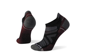 Image of Smartwool Hike Light Cushion Low Ankle Socks - Mens, Charcoal, Medium, SW001610003100M000