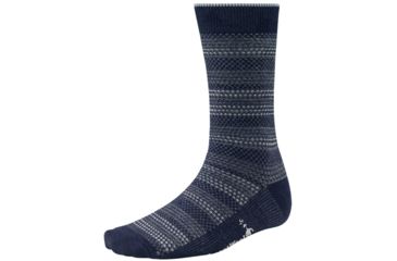 Image of Smartwool Inclined Tweed Socks - Men's-Deep Navy Heather-Large