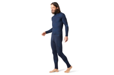 Image of Smartwool Intraknit Merino 200 Bottom - Men's, Small, Deep Navy/Neptune Blue, SW019287F43-S