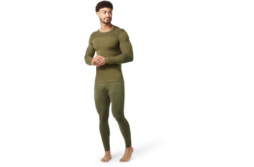 Image of Smartwool Intraknit Thermal Merino Base Layer Crew - Mens, K18 Winter Moss, Medium, SW019286K18M