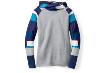 Image of Smartwool Isto Sport Hoody - Womens, Silver Gray Heather, Extra Small, SW000106040XS