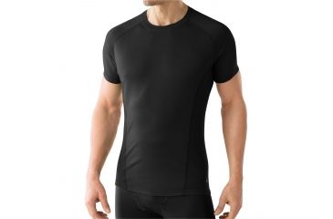 Image of Smartwool Lightweight Short Sleeve Tee - Men's-Black-XX-Large