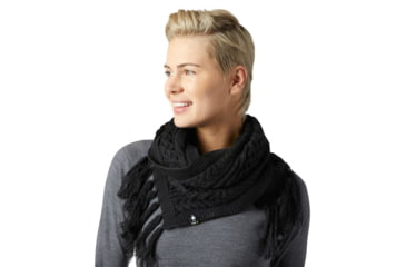 Image of Smartwool Lodge Girl Scarf, Black, One Size, SW018072001-1FM