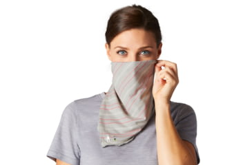 Image of Smartwool Merino 150 Bandana, Ash Heather Stripe, SW005504F89-AHS