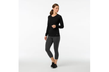 Image of Smartwool Merino 150 Baselayer Long Sleeve - Womens, Black, Extra Small, SW015255001-XS