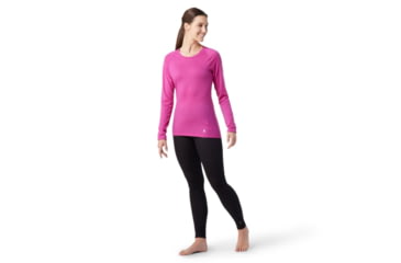 Image of Smartwool Merino 150 Baselayer Long Sleeve - Womens, Festive Fuchsia, Medium, SW015255J24M