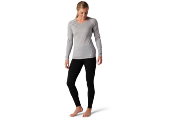 Image of Smartwool Merino 150 Baselayer Long Sleeve - Womens, Light Gray Heather, Extra Small, SW015255545-XS