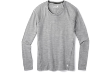 Image of Smartwool Merino 150 Baselayer Long Sleeve - Womens, Light Gray Heather, Extra Small, SW015255545-XS