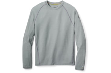 Image of Smartwool Merino 150 Baselayer Pattern Long Sleeve Boxed - Mens, Light Gray, 2XL, SW014051039-XXL