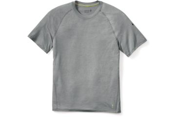 Image of Smartwool Merino 150 Baselayer Pattern Short Sleeve - Mens, Light Gray, Extra Large, SW016060039-XL