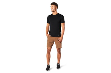 Image of Smartwool Merino 150 Baselayer Short Sleeve - Mens, Black, Large, SW000744001L