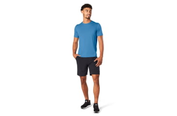 Image of Smartwool Merino 150 Baselayer Short Sleeve - Mens, Ocean Blue, Medium, SW000744D15M