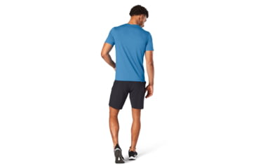 Image of Smartwool Merino 150 Baselayer Short Sleeve - Mens, Ocean Blue, Medium, SW000744D15M