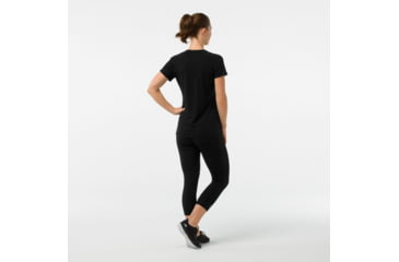 Image of Smartwool Merino 150 Baselayer Short Sleeve - Womens, Black, Small, SW015253001-S