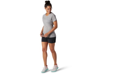 Image of Smartwool Merino 150 Baselayer Short Sleeve - Womens, Light Gray Heather, Small, SW015253545-S