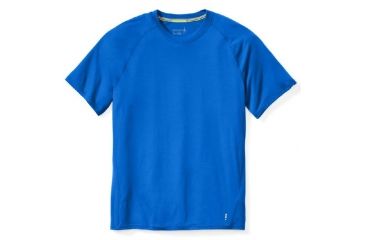 Image of Smartwool Merino 150 Baselayer Short Sleeve Shirt Mens, Bright Blue, XXL, SW016041378-XXL
