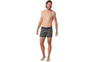 Image of Smartwool Merino 150 Boxer Brief Boxed - Mens, Iron Stripe, Extra Large, SW014011D48-XL