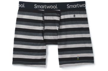 Image of Smartwool Merino 150 Boxer Brief Boxed - Mens, Iron Stripe, Extra Large, SW014011D48-XL