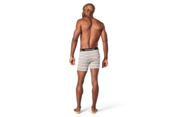 Image of Smartwool Merino 150 Boxer Brief Boxed - Mens, Light Gray Heather Stripe, Extra Large, SW014011F92XL