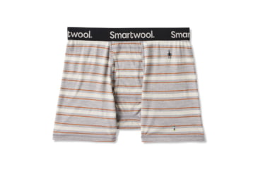 Image of Smartwool Merino 150 Boxer Brief Boxed - Mens, Light Gray Heather Stripe, Extra Large, SW014011F92XL