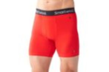Image of Smartwool Merino 150 Boxer Brief - Men's-Fire Red-Small