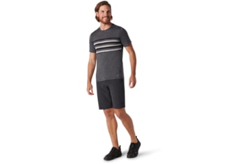 Image of Smartwool Merino 150 Colorblock Short Sleeve - Mens, Iron Heather, Extra Large, SW016413D36-XL