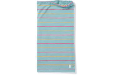 Image of Smartwool Merino 150 Neck Gaiter, Wave Blue Stripe, 1FM, SW018028D53-1FM