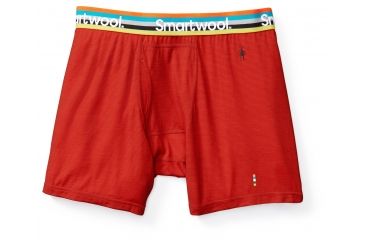 Image of Smartwool Merino 150 Pattern Boxer Brief Mens, Tandoori Orange, XXL, SW014012823-XXL