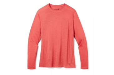 Image of Smartwool Merino 150 Plant-Based Dye Baselayer Long Sleeve - Mens, Earth Red Wash, Small, SW016816J38S