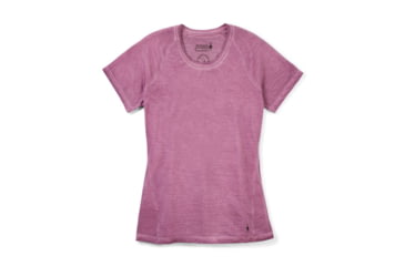 Image of Smartwool Merino 150 Plant-Based Dye Baselayer Short Sleeve - Womens, Summer Sound Purple Wash, Large, SW016810J77L