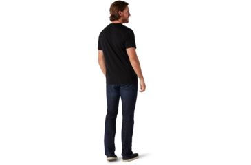 Image of Smartwool Merino 150 Pocket Tee - Mens, Black Stripe, Large, SW015153D82-L