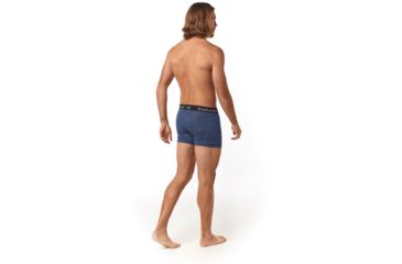 Image of Smartwool Merino 150 Print Boxer Brief - Mens, Alpine Blue Tick Stitch Print, Large, SW015151C47-L