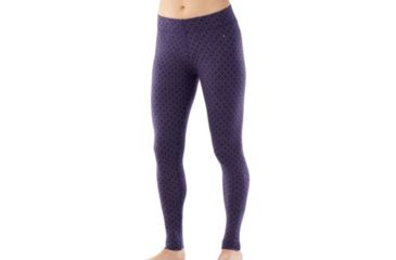 Image of Smartwool Merino 250 Base Layer Pattern Bottom - Womens, Mountain Purple Heather, Extra Small, SW0NP207592XS
