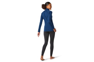 Image of Smartwool Merino 250 Baselayer 1/4 Zip - Womens, Alpine Blue Heather, Small, SW016373B26-S