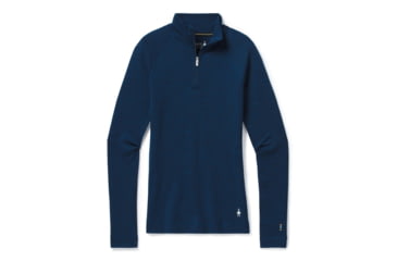 Image of Smartwool Merino 250 Baselayer 1/4 Zip - Womens, Alpine Blue Heather, Small, SW016373B26-S